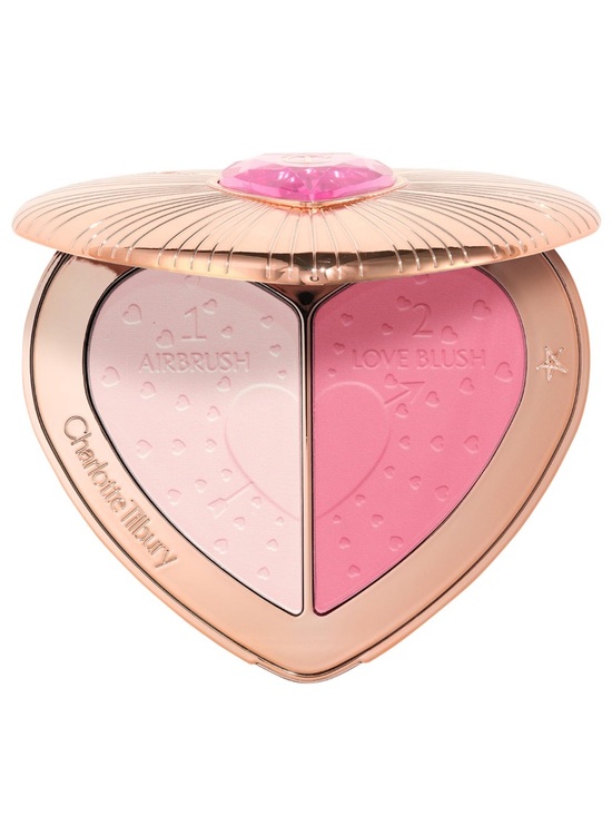 Charlotte Tilbury Other - Charlotte Tilbury Heart Duo Blush & Airbrush Powder - Soft Pink & Bright Pink